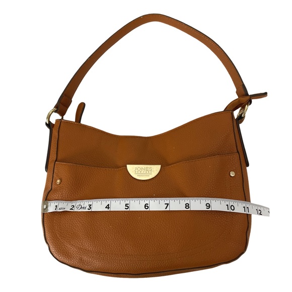 Jones New York Tan Faux Leather Shoulder Bag - Picture 3 of 9